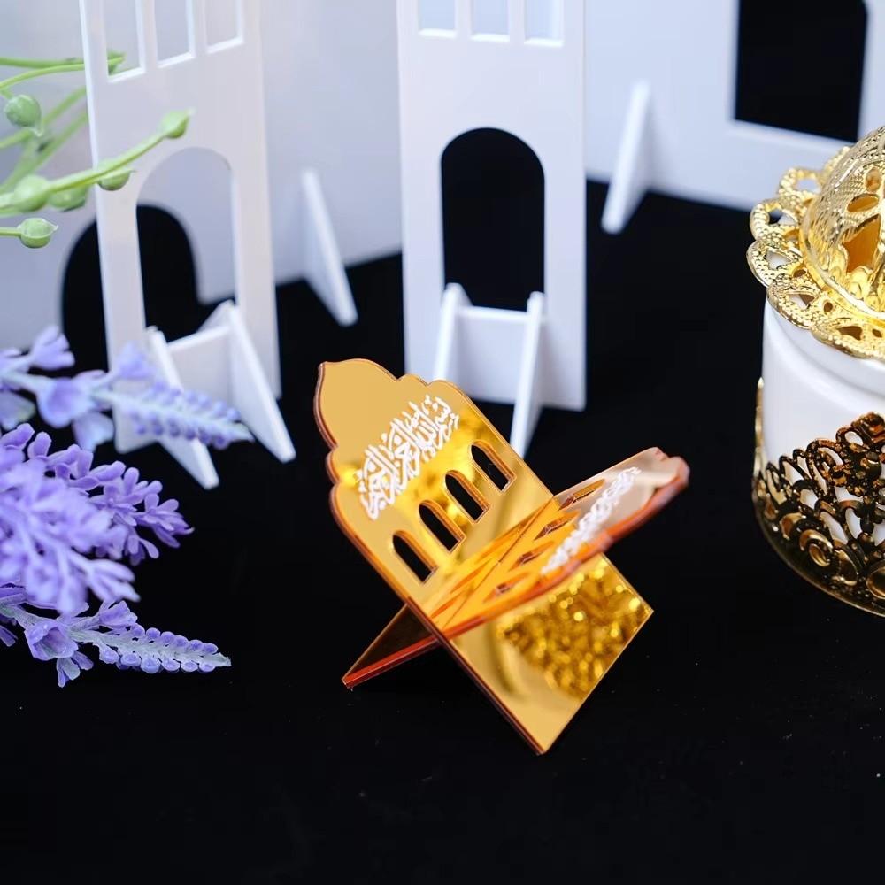 Acrylic Eid al-Fitr Decoration Family Decoration Islamic Theme Eid al-Fitr Gift Small Things Rack Decorative Rack