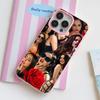 Fashion Becky G Jelly Double layer Pink Mobile Phone Case for iPhone 17 16 15 14 13 12 11 Air Pro Max Plus Protective