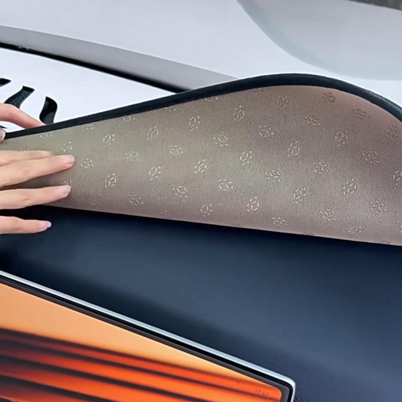 For Zeekr 9X 2025 2026 Suede Leather Dashmat Car Dashboard Cover Pad Dash Mat Accessories LHD