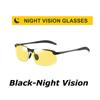 Unisex Fashion Metal Frame Photochromic Sports Sunglasses UV Protection Running Goggles Color Changing Glasses