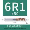 55-Degree Carbide Bull Nose End Mill with Wear-Resistant Coating for CNC Routers