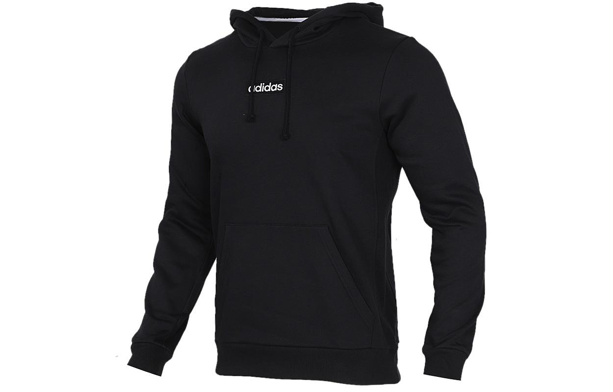 Adidas Neo Sweatshirts Men s Black Hooded Moderate Regular EI4681 M