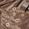 Long Chain Metal Alloy Personalized Women'S Jewelry Retro Short Necklace