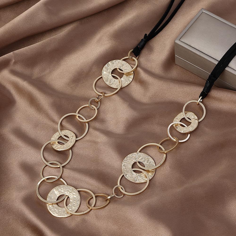 Long Chain Metal Alloy Personalized Women S Jewelry Retro Short Necklace
