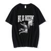 Funny Baskerball Jesus Meme T Shirt Humor He Is Rizzin Christian Easter T-shirt Casual Oversized T-shirts Streetwear Tops