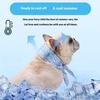 Regulable Cooling Scarf Permeable Ice Towel Neck Wrap Hot Weather Bandanas for Media Large Dogs