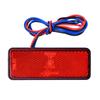 12V Car Motorcycle Truck LED Reflectors Round Tail Lights 24LED Warning Side Marker Light Rear Tail Brake Stop Turn Singal Light