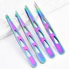 4pcs Eyebrow Tweezers Set - Professional Precision for Brow Shaping, Beard Plucking Amp; False Lash Application,Eyebrow Tool Set