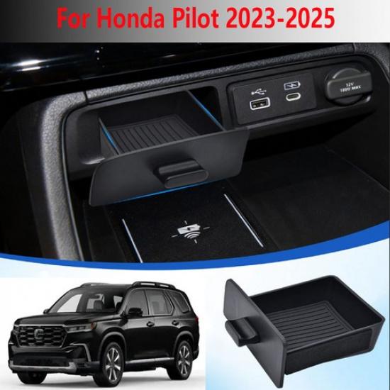 For 2023 2024 2025 Honda Pilot Center Console Storage Box Organizer Tray
