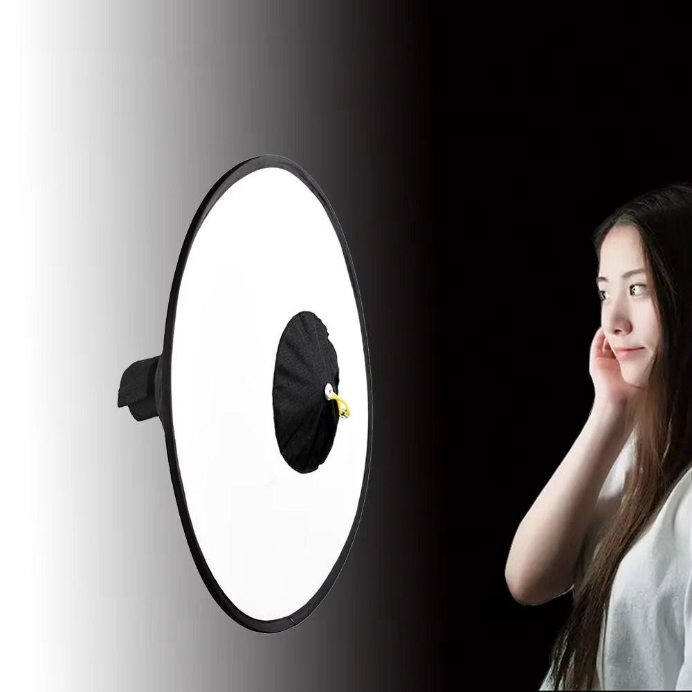 Reflector Folding Softbox Diffuser Round Cone Flash Diffuser  Photography Accessories