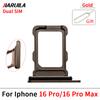 SIM-Kartenfach für iPhone 16 Plus / für iPhone 16 Pro Max Dual Micro-SIM-Kartensteckplatzfach Halter SD-Kartenleser Ersatzteile
