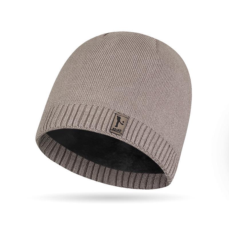 Korean Style Trendy Knit Beanie - Velvet Warm Winter Outdoor Casual Hat