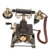 Antique Telephone Retro Vintage Rotary Dial Old Fashion Corded Landline Telephone for Home Home Accessories