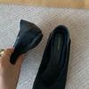 Fashion Fashion Pointed Toe Ladies Flats Slip On Shoes Soft Female Shallow Women Flats Shoes With Height Increasing Footwear