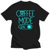 New Trendy Summer Fashion T Shirt for Men T-shirt Funny Coffee Mode On Print Tees Short Sleeve Tops Luminous Design Tshirts Tops