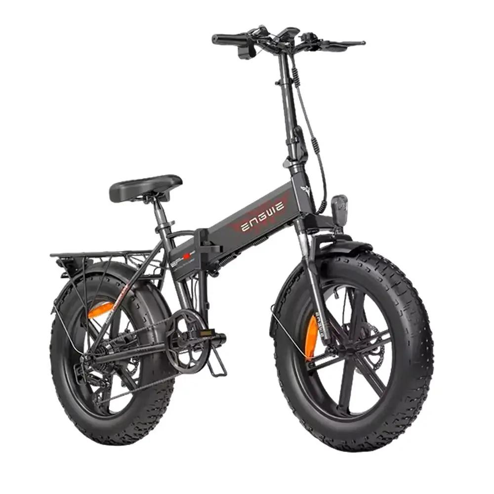 ENGWEI EP-2 Boost Electric Bicycle 250W Motor 48V13AH Removable Battery E-Bike 20Inch Fat Tire All Terrain Folding Electric Bike