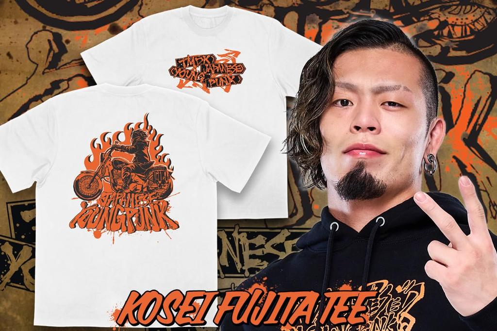New Japan Akio Fujita Japanese Young Punk Size 6423103502 Pro-Wrestling T-Shirt, XL,