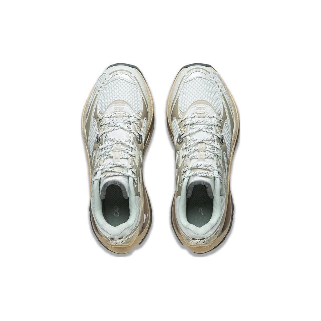 Li Ning Exceed Infinity Abrasion Resistant Breathable Low Top Sports Casual Shoes Men's White Gray AZGT003-2