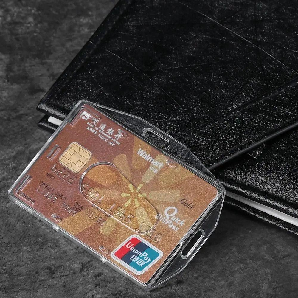 Card Photo Card Package Transparent Card Holder Card Sleeve Plastic Protector Cover  School