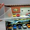 shoucangjia Tomica Garage Display Case for Hot Wheels, 164 Scale Model Cars, Matchbox Toys, and Monster Trucks with LED Lights, Stackable Parking