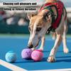 Pet Tennis Balls for Dogs Playful Pet Exercise Toys 6-Pieces Small Dog Tennis Balls for Home Apartment House Garden Backyard