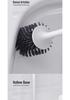 Wall-Mounted Soft Bristle Toilet Brush with Long Handle for Easy Bathroom Floor Cleaning