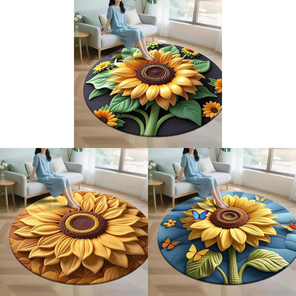 Sonnenblumen Silikon Diatomeenerde Bodenmatte Für Wohnzimmer Und Badezimmer Rutschfest Wasseraufnahme