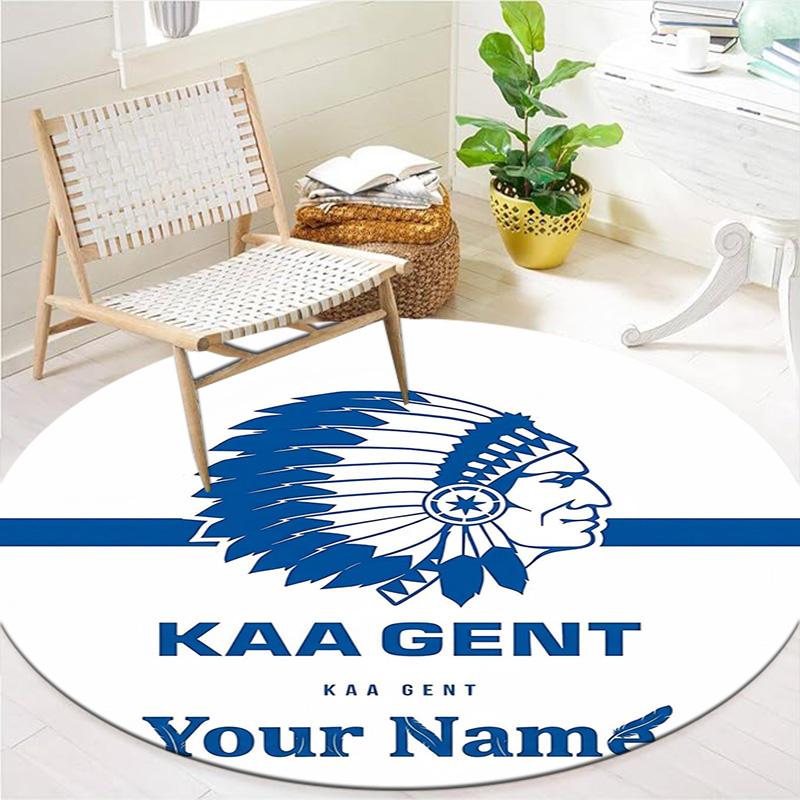 Chief S Pride Custom Name Round Area Rug Carpet Rug For Living Room Bedroom Sofa Playroom Decor Nonslip Floor Mat