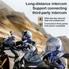 1/2pcs Y13 Pro Motorcycle Bluetooth Intercom 500M Wireless Intercomunicador 1000Mah Moto Walkie Talkie Helmet Intercom Headset