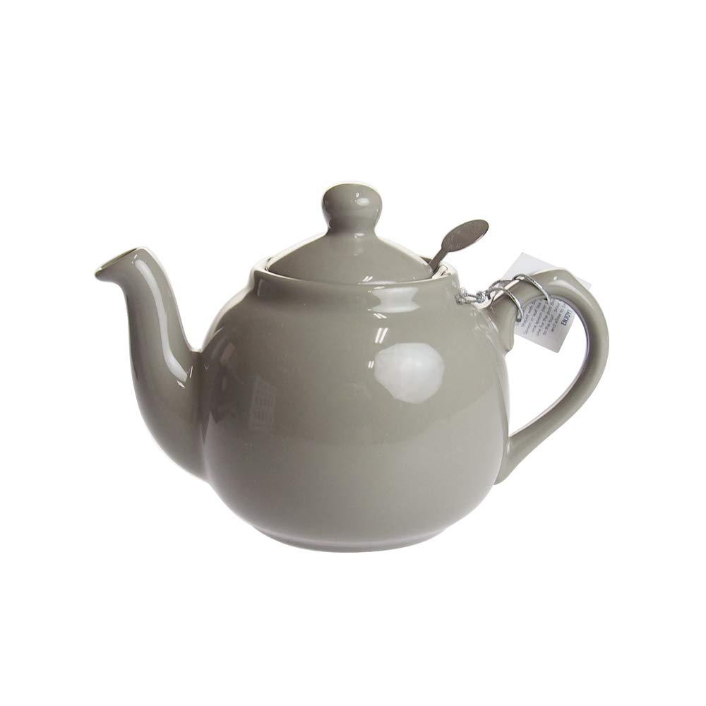 LONDON POTTERY Farmhouse Teapot, 2-Cup, Gray, 580101