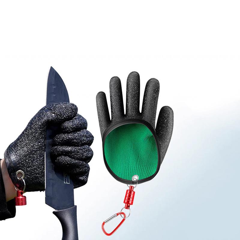 Fishing Gloves -Professional Anti-Slip Catch Fish Gloves,Puncture Proof Ice Fishing Glove for Handling,Catching,Cleaning,Hunting