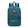 Us Among Visor Backpack Kids Rucksack Crewmate Back To School Bag Sus Impostor