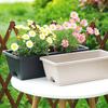 Hanging Flower Pot with Metal Hook Garden Outdoor Garden Plant Pot Balcony Planter for Entrance Railing Deck Vegetable Porch