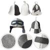 Breathable Design Felt Sauna Cap Pilot Sauna Hat Ear Protection