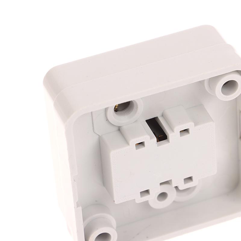 10Pcs Hand-Held Bedside Switch Square Flat Button Single Control Switch Wiring Button Rocker