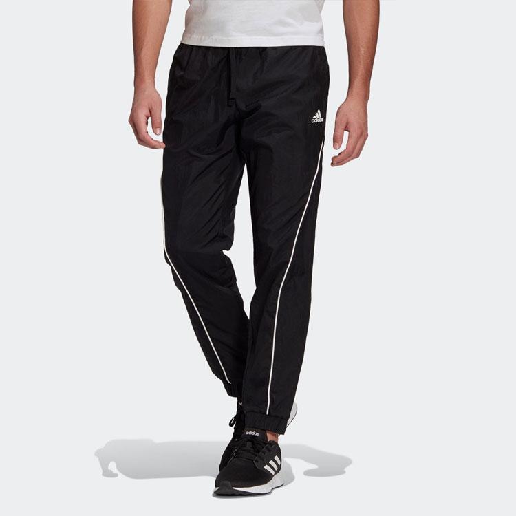 Adidas Favorites Logo Print Running Joggers Unisex Bottoms Black GK9481
