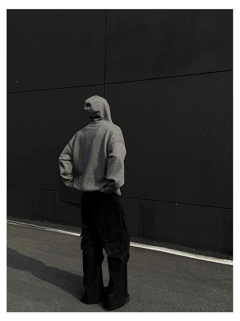 Men's Casual High-End Hooded Knit Sweater Coat - Autumn/Winter Collection