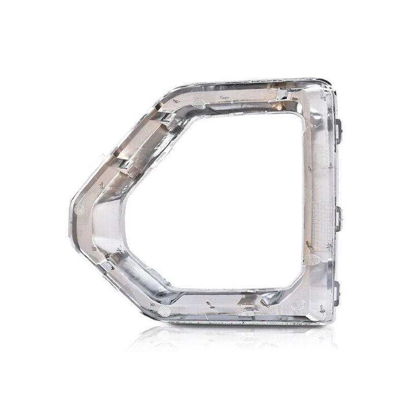 84176752 Right Front Fog Light Outer Bezel Cover Trim Fit For GMC Sierra 1500 Denali SLT AT4 Silver