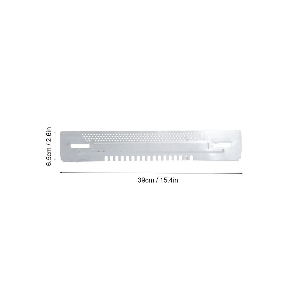 5Pcs Galvanized Iron Beehive Entrance Reducer Silver Escapeproof Beehive Travel Gate Beehive Sliding Guards Beekeeping