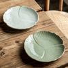 Retro Solid Color Ceramic Plates Creative Irregular Dessert Snacks Plate Delicious Dishes Dining Plate Exquisite Home Tableware