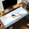 Cartoon Pingu Niedlich Für PC Große Mauspads Schreibtisch Gaming-Mauspad Genähte Kanten Basis Erweitert