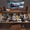 Noob Old Man Mouse Pad, Large Gaming Desk Mat, Non-slip XXL Mousepad for Laptop & Tablet, Mini PC Playmat with Stitched Edges
