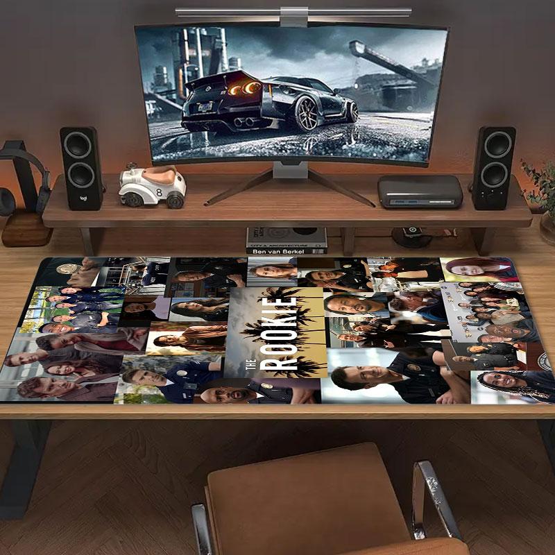 Noob Old Man Mouse Pad, Large Gaming Desk Mat, Non-slip XXL Mousepad for Laptop & Tablet, Mini PC Playmat with Stitched Edges