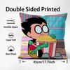Hot T-Tteen Titans Go! Cushion Cover Soft Washable Pillow Case Multi-Scene For Couch Bed Travel Office Use