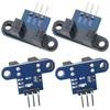 5PCS IR Sensor Module with Indicator Light Intelligent Trolley Speed Sensor Module Optical Interrupt Sensor Motor Speed Detection for Trolley