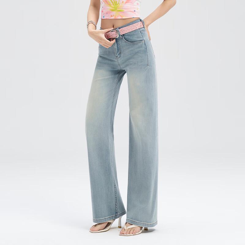 Women s FMKL9028 Loose Straight Leg Jeans 29