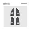 Zeekr 7X Alcantara Suede Window Panel Decorative Sticker - Car Interior Protection Accessories