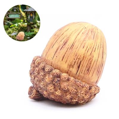 Artificial Pine Cone Statue Realistic Resin Pine Cone Figurine for Thanksgiving Harvest Autumn Garden Yard Home Decor