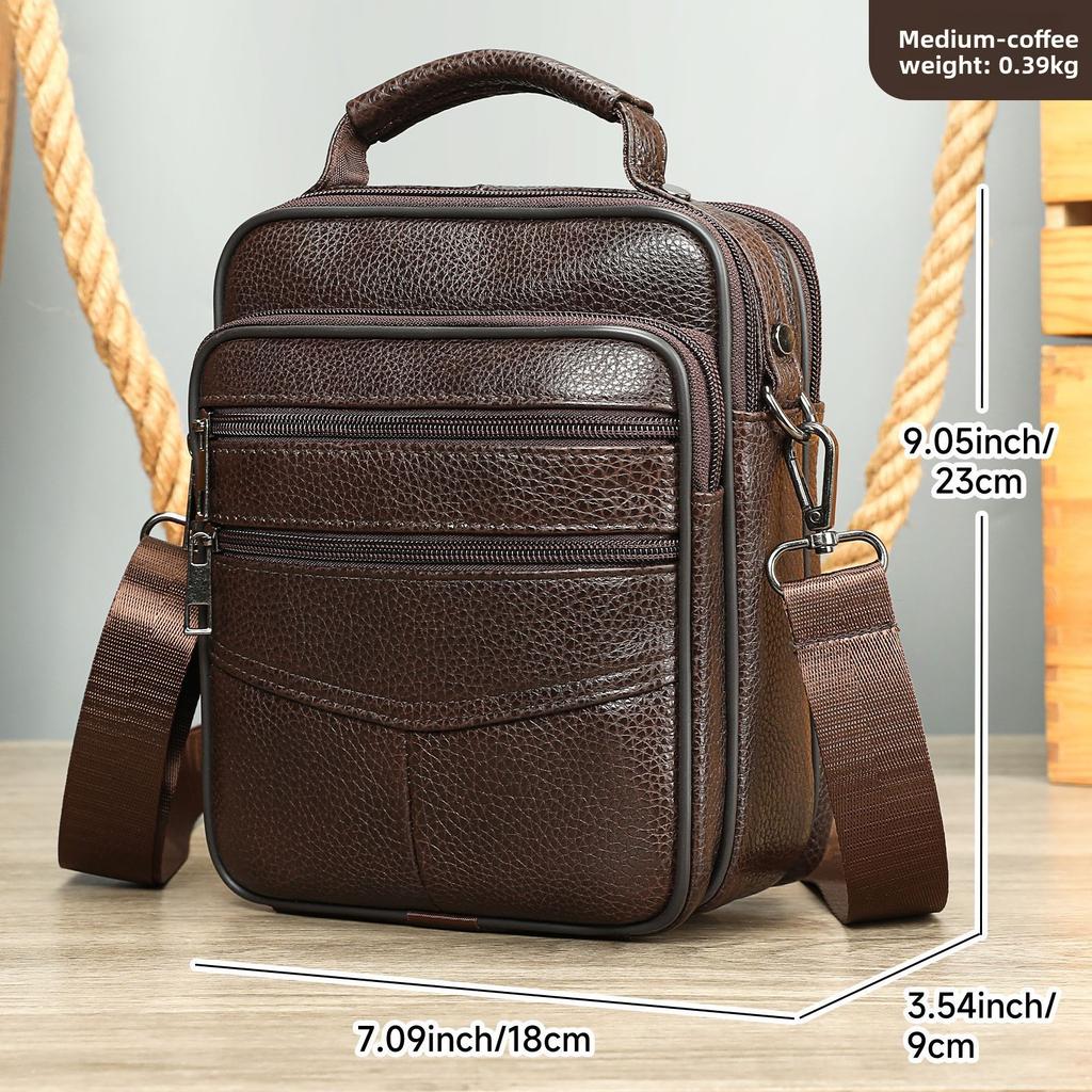 Retro and Versatile Single-shoulder Bag, High-end Commuting Outdoor Crossbody Bag, Multi-pocket Casual Small Crossbody Bag