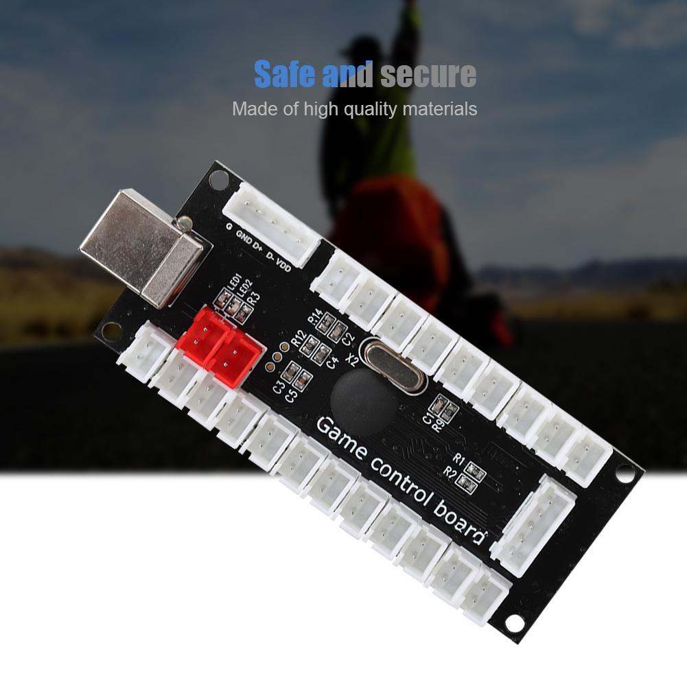 Arcade Game USB Encoder Controller with Acrylic Crystal Case for Raspberry Pi and PC Mainframe882C